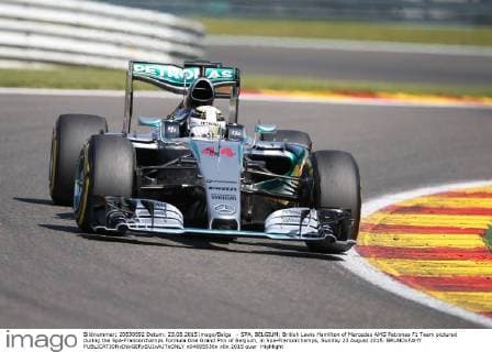 - SPA, BELGIUM: British Lewis Hamilton of Mercedes AMG Petronas F1 Team pictured during the Spa-Francorchamps Formula One Grand Prix of Belgium, in Spa-Francorchamps, Sunday 23 August 2015. BRUNOxFAHY  x04685536x