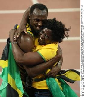 Aktuell Leichtathletik WM in Peking, Usain Bolt holt Gold über 100m ATHLETICS - IAAF World Championships 2015 BEIJING,CHINA,23.AUG.15 - ATHLETICS - IAAF World Championships 2015, 100m, men. Image shows Usain Bolt (JAM). GEPAxpictures xMarioxKneisl