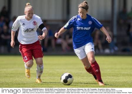 Sarah Begunk (Holstein Kiel, 19) Freisteller, Einzelbild, Aktion, Action, Fussball, DFB-Pokal der Frauen, ATS Buntentor - Holstein Kiel, xdgx