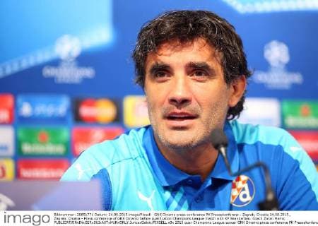 GNK Dinamo press conference PK Pressekonferenz - Zagreb, Croatia 24.08.2015., Zagreb, Croatia - Press conference of GNK Dinamo before qualification Champions League match with KF Skenderbeu. Coach Zoran Mamic  JuricaxGaloic PIXSELL