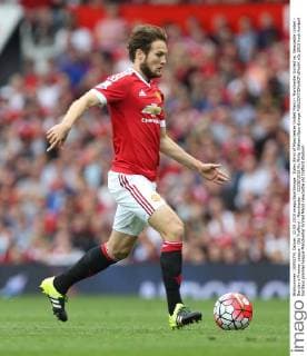 Daley Blind of Manchester United ManU - Manchester United vs. Newcastle United - Barclay s Premier League - Old Trafford - Manchester - 22 08 2015 Pic Philip Oldham SportImage EDITORIAL USE ONLY. No use with unauthorised audio, video, data, fixture lists, club league logos or live services. Online in-match use limited to 120 images, no video emulation. No use in betting, games or single club league player publications.