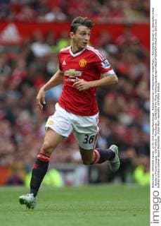 Matteo Darmian of Manchester United ManU - Manchester United vs. Newcastle United - Barclay s Premier League - Old Trafford - Manchester - 22 08 2015 Pic Philip Oldham SportImage EDITORIAL USE ONLY. No use with unauthorised audio, video, data, fixture lists, club league logos or live services. Online in-match use limited to 120 images, no video emulation. No use in betting, games or single club league player publications.