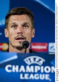 Aug. 24, 2015 - Malmö, Sverige - 150824 Malmö FFs Markus Rosenberg during press conference of Malmö FF for the Champions League Playoff match.  - ZUMAb138