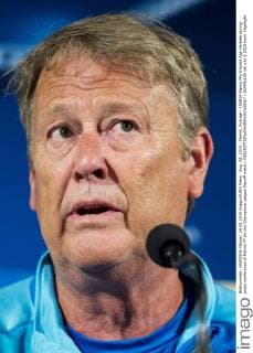 Aug. 24, 2015 - Malmö, Sverige - 150824 Malmö FFs tränare Age Hareide during press conference of Malmö FF for the Champions League Playoff match.  - ZUMAb138