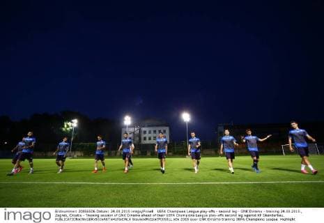 UEFA Champions League play-offs - second leg - GNK Dinamo - training 24.08.2015., Zagreb, Croatia - Training session of GNK Dinamo ahead of their UEFA Champions League play-offs second leg against KF Skenderbeu.  SlavkoxMidzor PIXSELL