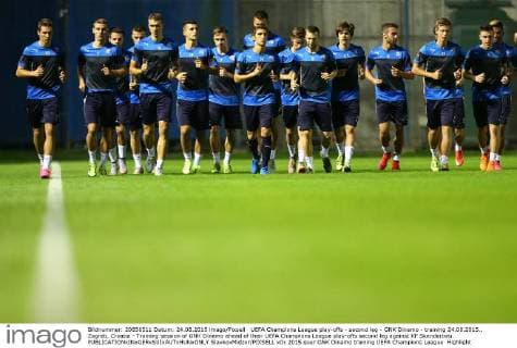 UEFA Champions League play-offs - second leg - GNK Dinamo - training 24.08.2015., Zagreb, Croatia - Training session of GNK Dinamo ahead of their UEFA Champions League play-offs second leg against KF Skenderbeu.  SlavkoxMidzor PIXSELL
