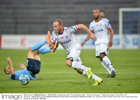Florian Martin (soc) - Tours, Frankreich - Coupe de la ligue, Tours FC vs. FC Sochaux - 25 08 2015 AnthonyBIBARD FEP Panoramic 