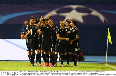 UEFA Champions League play-offs - second leg - GNK Dinamo - KF Skenderbeu 25.08.2015., stadium Maksimir, Zagreb, Croatia - UEFA Champions League play-offs, second leg, GNK Dinamo - KF Skenderbeu.  SlavkoxMidzor PIXSELL