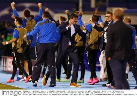 UEFA Champions League play-offs - second leg - GNK Dinamo - KF Skenderbeu 25.08.2015., stadium Maksimir, Zagreb, Croatia - UEFA Champions League play-offs, second leg, GNK Dinamo - KF Skenderbeu. Coach Zoran Mamic.  SlavkoxMidzor PIXSELL