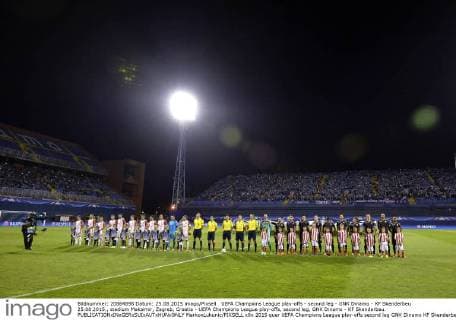UEFA Champions League play-offs - second leg - GNK Dinamo - KF Skenderbeu 25.08.2015., stadium Maksimir, Zagreb, Croatia - UEFA Champions League play-offs, second leg, GNK Dinamo - KF Skenderbeu.  MarkoxLukunic PIXSELL