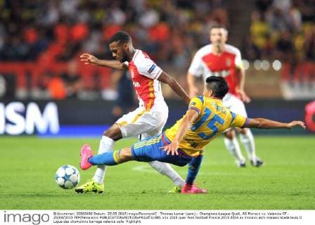 Thomas Lemar (asm) - Champions League Quali, AS Monaco vs. Valencia CF - 25 08 2015 FEP Panoramic 