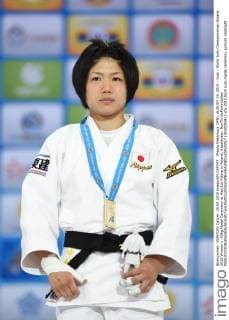 Misato Nakamura (JPN), AUGUST 25, 2015 - Judo : World Judo Championships Astana 2015 Women s -52kg Medal Ceremony at Alau Ice Palace in Astana, Kazakhstan. NoxThirdxPartyxSales  (dlra008341)
