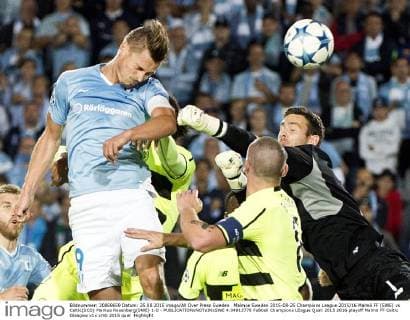 Malmoe Sweden 2015-08-25 Champions League 2015 16 Malmö FF (SWE) vs Celtic(SCO) Markus Rosenberg(SWE) 1-0 -  4.04913778