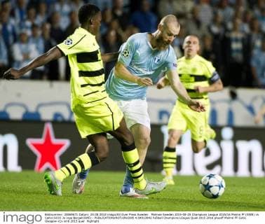 Malmoe Sweden 2015-08-25 Champions League 2015 16 Malmö FF (SWE) vs Celtic(SCO) Jo Inge Berget(SWE) -  4.04913942