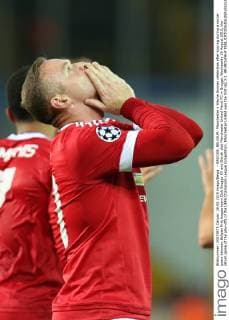 - BRUGGE, BELGIUM: Manchester s Wayne Rooney celebrates after scoring during a soccer game between Belgian first league team Club Brugge KV and British club Manchester United ManU FC in Brugge, Wednesday 26 August 2015, the return game of the play-offs of the UEFA Champions League competition. Manchester United won the first leg 3-1. BRUNOxFAHY  x04687508x