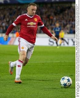 - BRUGGE, BELGIUM: Manchester s Wayne Rooney pictured in action during a soccer game between Belgian first league team Club Brugge KV and British club Manchester United ManU FC in Brugge, Wednesday 26 August 2015, the return game of the play-offs of the UEFA Champions League competition. Manchester United won the first leg 3-1. KURTxDESPLENTER x04687697x