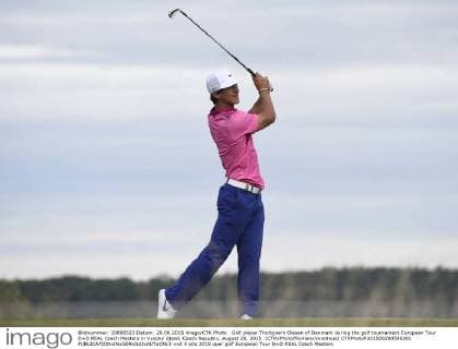 Golf player Thorbjoern Olesen of Danmark during the golf tournament European Tour D+D REAL Czech Masters in Vysoky Ujezd, Czech Republic, August 28, 2015. (CTKxPhoto RomanxVondrous) CTKPhotoP201508280596201 vnd 5