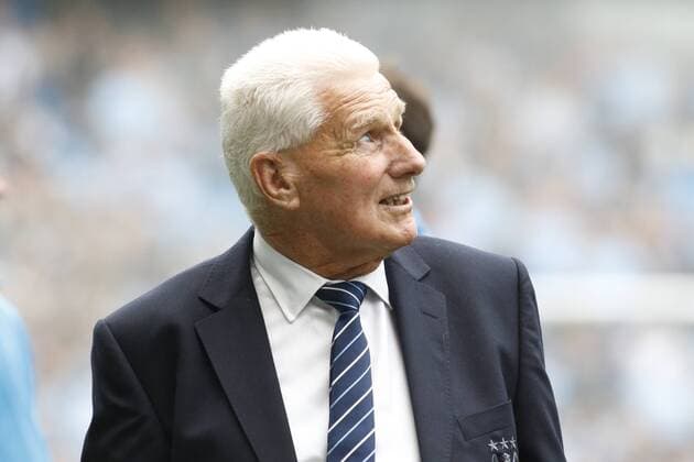 29.08.2015. Manchester, England. Barclays Premier League. Manchester City versus Watford. City legend and former captain Tony Book before the game. xAlanxMartinx  ActionPlus11655838