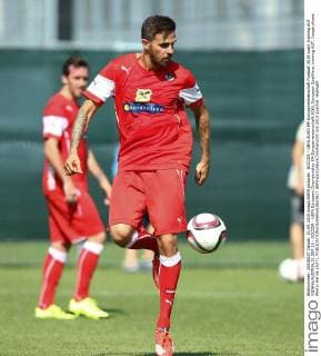 SOCCER - UEFA EURO EM Europameisterschaft Fussball 2016 quali, training AUT VIENNA,AUSTRIA,01.SEP.15 - SOCCER - UEFA European Championship EM Europameisterschaft 2016, European Qualifiers, training AUT. Image shows Martin Harnik (AUT). GEPAxpictures xChristianxOrt