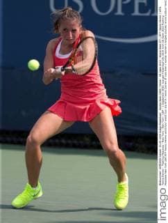 Annika Beck (GER) Tennis - US Open 2015 - Grand Slam ITF ATP Tennis Herren WTA Tennis Damen - Flushing Meadows - New York - New York - USA - 1 September 2015. Juergen Hasenkopf