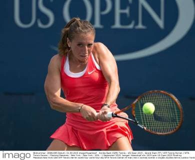 Annika Beck (GER) Tennis - US Open 2015 - Grand Slam ITF ATP Tennis Herren WTA Tennis Damen - Flushing Meadows - New York - New York - USA - 1 September 2015. Juergen Hasenkopf