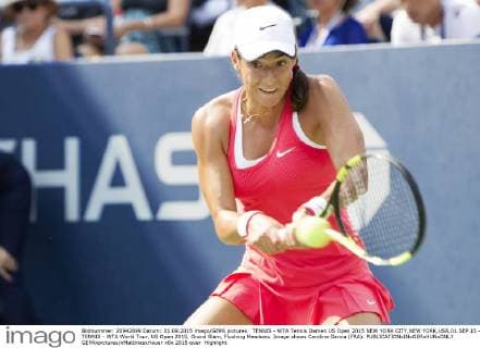 TENNIS - WTA Tennis Damen US Open 2015 NEW YORK CITY,NEW YORK,USA,01.SEP.15 - TENNIS - WTA World Tour, US Open 2015, Grand Slam, Flushing Meadows. Image shows Caroline Garcia (FRA). GEPAxpictures xMatthiasxHauer