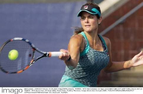 TENNIS - WTA Tennis Damen US Open 2015 NEW YORK CITY,NEW YORK,USA,01.SEP.15 - TENNIS - WTA World Tour, US Open 2015, Grand Slam, Flushing Meadows. Image shows Julia Goerges (GER). GEPAxpictures xMatthiasxHauer