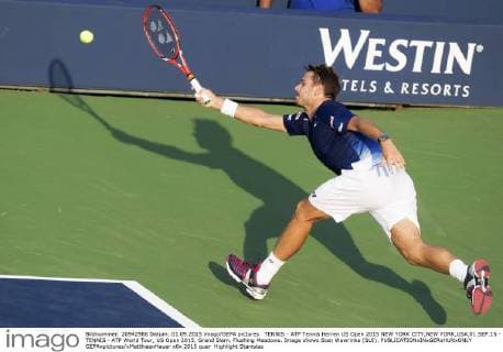 TENNIS - ATP Tennis Herren US Open 2015 NEW YORK CITY,NEW YORK,USA,01.SEP.15 - TENNIS - ATP World Tour, US Open 2015, Grand Slam, Flushing Meadows. Image shows Stan Wawrinka (SUI). GEPAxpictures xMatthiasxHauer