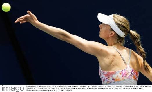 TENNIS - WTA Tennis Damen US Open 2015 NEW YORK CITY,NEW YORK,USA,01.SEP.15 - TENNIS - WTA World Tour, US Open 2015, Grand Slam, Flushing Meadows. Image shows Mona Barthel (GER). GEPAxpictures xMatthiasxHauer