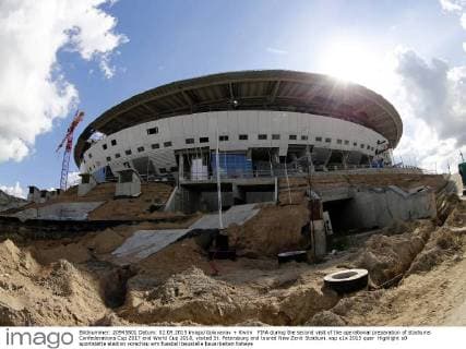 FIFA during the second visit of the operational preparation of stadiums Confederations Cup 2017 and World Cup 2018, visited St. Petersburg and toured New Zenit Stadium.