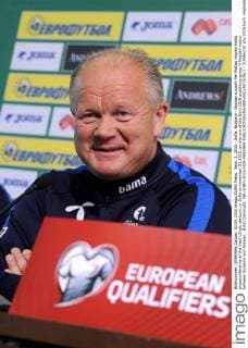 Sept. 2, 2015 - Sofia, Bulgaria - Norway s coach Per Matias Hogmo holds pressconference at the Vasil LEvski stadium..in Sofia on nevember 02.2015..on the eve of the Euro 2016 qualifying group H football match between Bulgaria and Norway...Ã‚Â© Copyright: FBL-EURO-2016-NOR-PRESSER  - ZUMAn230