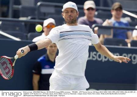 TENNIS - ATP Tennis Herren US Open 2015 NEW YORK CITY,NEW YORK,USA,02.SEP.15 - TENNIS - ATP World Tour, US Open 2015, Grand Slam, Flushing Meadows. Image shows Mardy Fish (USA). GEPAxpictures xMatthiasxHauer
