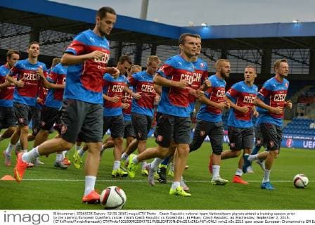 Czech Republic national team Nationalteam players attend a training session prior to the opening European Qualifiers soccer match Czech Republic vs Kazakhstan, in Pilsen, Czech Republic, on Wednesday, September 2, 2015. (CTKxPhoto PavelxNemecek) CTKPhotoP201509020843701  nmc2