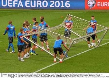 Czech Republic national team Nationalteam players attend a training session prior to the opening European Qualifiers soccer match Czech Republic vs Kazakhstan, in Pilsen, Czech Republic, on Wednesday, September 2, 2015. (CTKxPhoto PavelxNemecek) CTKPhotoP201509020861701  nmc6