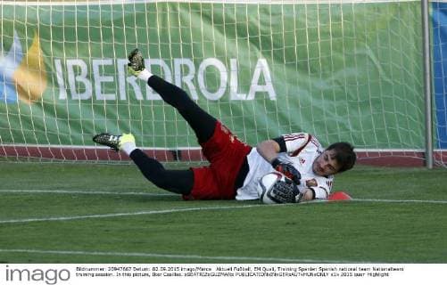 Aktuell Fußball, EM Quali, Training Spanien Spanish national team Nationalteam training session. In this picture, Iker Casillas. xBEATRIZxGUZMANx 