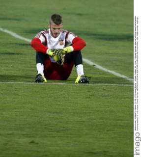 Aktuell Fußball, EM Quali, Training Spanien Spanish national team Nationalteam training session. In this picture, David De Gea. xBEATRIZxGUZMANx 