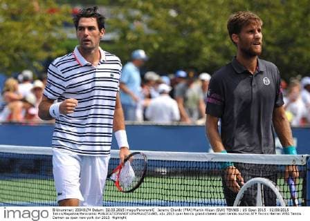 Jeremy Chardy (FRA) Martin Klizan (SVK) TENNIS : US Open 2015 - 02 09 2015 TennisMagazine Panoramic 