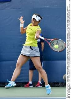 Misaki Doi (JPN), SEPTEMBER 2, 2015 - Tennis : Misaki Doi of Japan in action on 2nd set during the Women s Singles Second Round match of the U.S. Open tennis tournament at the USTA Billie Jean King National Tennis Center, Flushing Meadows in New York, United States. Noxthirdxpartyxsales  (xpta002371)