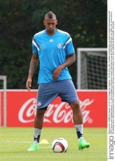 02.09.2015, xjfx, Fussball International, Deutsche Fussball Nationalmannschaft DFB Training und Pressekonferenz, v.l. Jerome Boateng (Deutsche Fussball Nationalmannschaft DFB),FREISTELLER