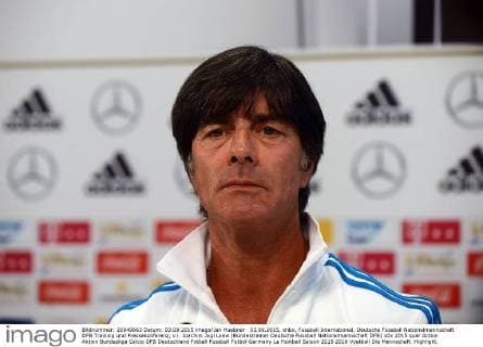 03.09.2015, xhbx, Fussball International, Deutsche Fussball Nationalmannschaft DFB Training und Pressekonferenz, v.l. Joachim Jogi Loew (Bundestrainer Deutsche Fussball Nationalmannschaft DFB)