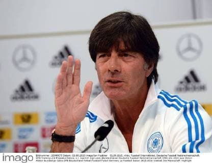 03.09.2015, xhbx, Fussball International, Deutsche Fussball Nationalmannschaft DFB Training und Pressekonferenz, v.l. Joachim Jogi Loew (Bundestrainer Deutsche Fussball Nationalmannschaft DFB)