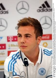 Mario Goetze - Pressekonferenz der Deutschen Nationalmannschaft, Commerzbank Arena Frankfurt, EM-Qualifikation
