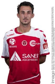 Aktuell Fußball, FRA, Stade Reims Porträttermin RODRIGUEZ Hugo FOOTBALL : Presentation - Reims - Photo Officielle - 03 09 2015 Panoramic Panoramic 