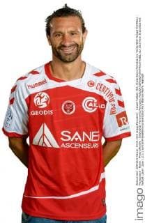 Aktuell Fußball, FRA, Stade Reims Porträttermin TACALFRED Mickael FOOTBALL : Presentation - Reims - Photo Officielle - 03 09 2015 Panoramic Panoramic 
