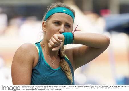 TENNIS - WTA Tennis Damen US Open 2015 NEW YORK CITY,NEW YORK,USA,03.SEP.15 - TENNIS - WTA Tour, US Open 2015, Grand Slam, Flushing Meadows. Image shows Victoria Azarenka (BLR). GEPAxpictures xMatthiasxHauer