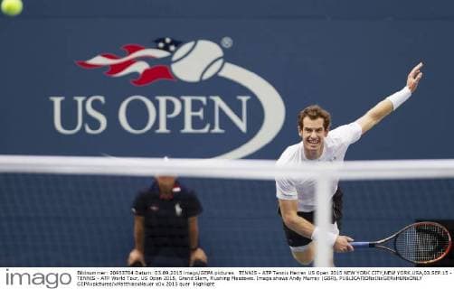 TENNIS - ATP Tennis Herren US Open 2015 NEW YORK CITY,NEW YORK,USA,03.SEP.15 - TENNIS - ATP World Tour, US Open 2015, Grand Slam, Flushing Meadows. Image shows Andy Murray (GBR). GEPAxpictures xMatthiasxHauer