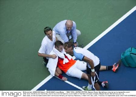 - NEW YORK, UNITED STATES: Belgian Ruben Bemelmans pictured as he leaves the court after Sock retired in the fourth set, due to injury at the second round match of the Men s Singles between Belgian Ruben Bemelmans and US Jack Sock, at the US Open Grand Slam tennis tournament, at Flushing Meadows, in New York City, USA, Thursday 03 September 2015. BRITTANYxSOMERSET  x04693137x