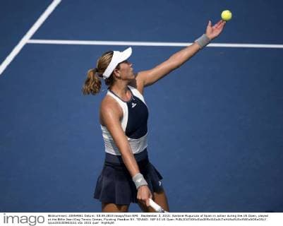 September 3, 2015: Garbine Muguruza of Spain in action during the US Open, played at the Billie Jean King Tennis Center, Flushing Meadow NY. TENNIS: SEP 03 US Open Icon250150903151 EDITORIAL USE ONLY