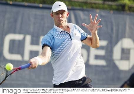 TENNIS - ATP Tennis Herren US Open 2015 NEW YORK CITY,NEW YORK,USA,03.SEP.15 - TENNIS - ATP World Tour, US Open 2015, Grand Slam, Flushing Meadows. Image shows Kevin Anderson (RSA). GEPAxpictures xMatthiasxHauer