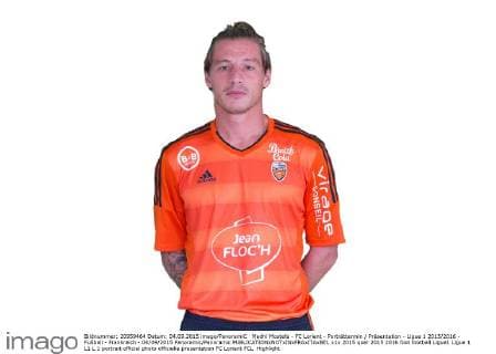 Medhi Mostefa - FC Lorient - Porträttermin Präsentation - Ligue 1 2015 2016 - Fußball - Frankreich - 04 09 2015 Panoramic Panoramic 